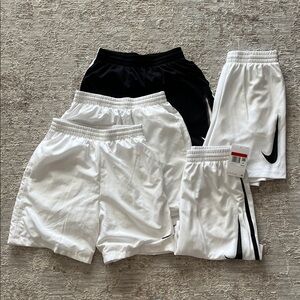 Nike Boy’s Athletic Shorts lot of 5 Size Large